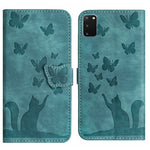 Custodia per cellulare in pelle con stampa a farfalla con gatto, For Samsung Galaxy S20 Ultra, For Samsung Galaxy S20, For Samsung Galaxy S20+, For Samsung Galaxy A71 4G