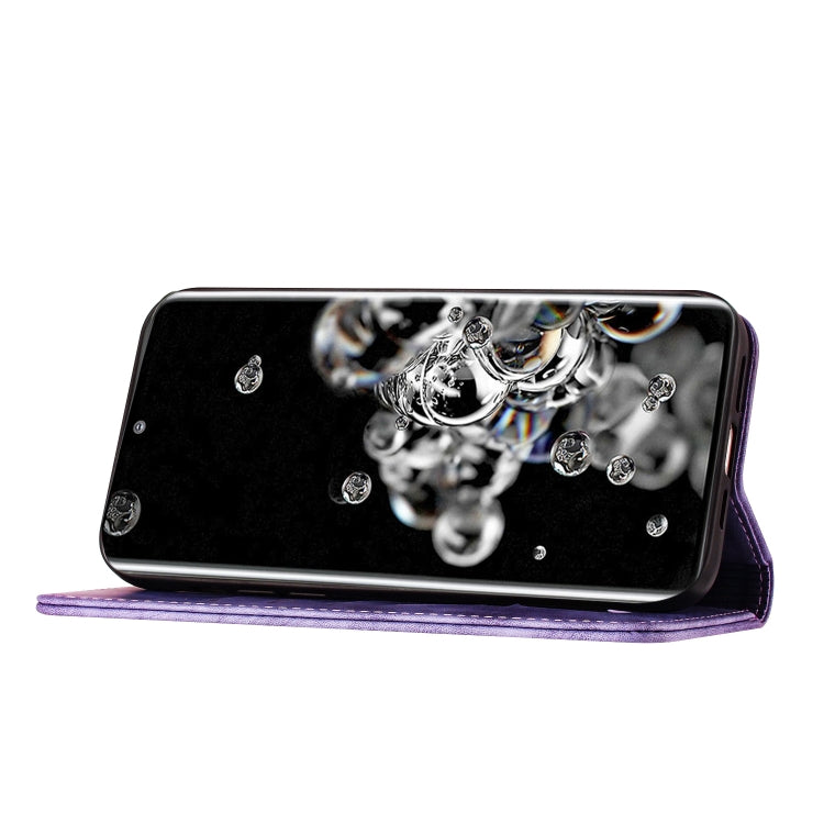 Custodia per cellulare in pelle con stampa a farfalla con gatto, For Samsung Galaxy S20 Ultra, For Samsung Galaxy S20, For Samsung Galaxy S20+, For Samsung Galaxy A71 4G