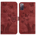 Custodia per cellulare in pelle con stampa a farfalla con gatto, For Samsung Galaxy S23 5G, For Samsung Galaxy A13 4G / 5G / A04, For Samsung Galaxy S20 FE, For Samsung Galaxy A53 5G