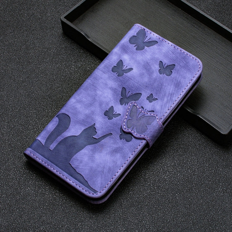 Custodia per cellulare in pelle con stampa a farfalla con gatto, For Samsung Galaxy S24 5G, For Samsung Galaxy A15, For Samsung Galaxy A05s, For Samsung Galaxy A25 5G