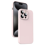 Custodia per telefono antiurto in silicone liquido in microfibra, For iPhone 15 Pro, For iPhone 15 Plus, For iPhone 15, For iPhone 14 Plus
