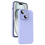 Custodia per telefono antiurto in silicone liquido in microfibra, For iPhone 15 Pro, For iPhone 15 Plus, For iPhone 15, For iPhone 14 Plus