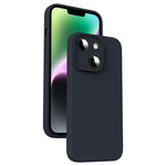 Custodia per telefono antiurto in silicone liquido in microfibra, For iPhone 15 Pro, For iPhone 15 Plus, For iPhone 15, For iPhone 14 Plus
