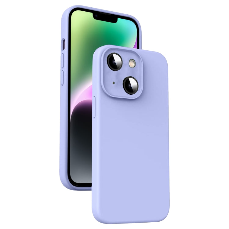 Custodia per telefono antiurto in silicone liquido in microfibra, For iPhone 14, For iPhone 14 Pro, For iPhone 14 Pro Max, For iPhone 13 Pro Max