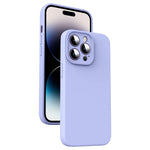Custodia per telefono antiurto in silicone liquido in microfibra, For iPhone 14, For iPhone 14 Pro, For iPhone 14 Pro Max, For iPhone 13 Pro Max