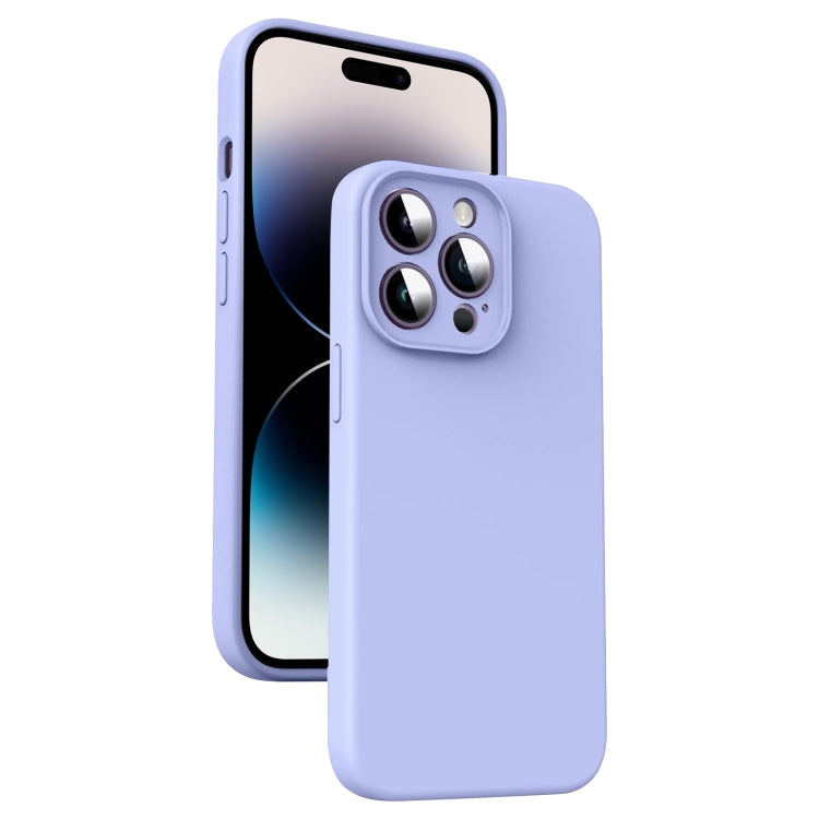 Custodia per telefono antiurto in silicone liquido in microfibra, For iPhone 14, For iPhone 14 Pro, For iPhone 14 Pro Max, For iPhone 13 Pro Max