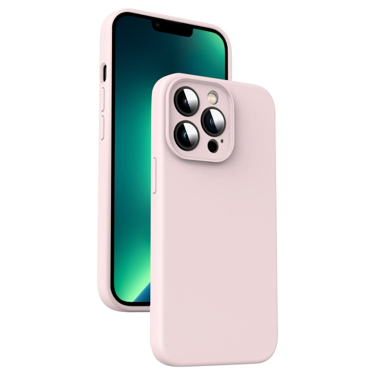Custodia per telefono antiurto in silicone liquido in microfibra, For iPhone 14, For iPhone 14 Pro, For iPhone 14 Pro Max, For iPhone 13 Pro Max