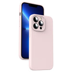 Custodia per telefono antiurto in silicone liquido in microfibra, For iPhone 13 Pro, For iPhone 13, For iPhone 12, For iPhone 12 Pro Max