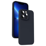 Custodia per telefono antiurto in silicone liquido in microfibra, For iPhone 13 Pro, For iPhone 13, For iPhone 12, For iPhone 12 Pro Max