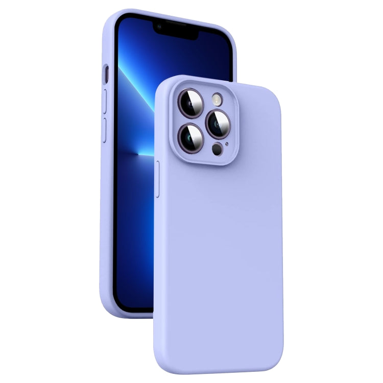 Custodia per telefono antiurto in silicone liquido in microfibra, For iPhone 13 Pro, For iPhone 13, For iPhone 12, For iPhone 12 Pro Max