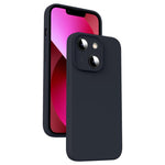 Custodia per telefono antiurto in silicone liquido in microfibra, For iPhone 13 Pro, For iPhone 13, For iPhone 12, For iPhone 12 Pro Max