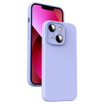 Custodia per telefono antiurto in silicone liquido in microfibra, For iPhone 13 Pro, For iPhone 13, For iPhone 12, For iPhone 12 Pro Max
