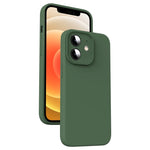 Custodia per telefono antiurto in silicone liquido in microfibra, For iPhone 13 Pro, For iPhone 13, For iPhone 12, For iPhone 12 Pro Max