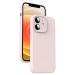 Custodia per telefono antiurto in silicone liquido in microfibra, For iPhone 13 Pro, For iPhone 13, For iPhone 12, For iPhone 12 Pro Max