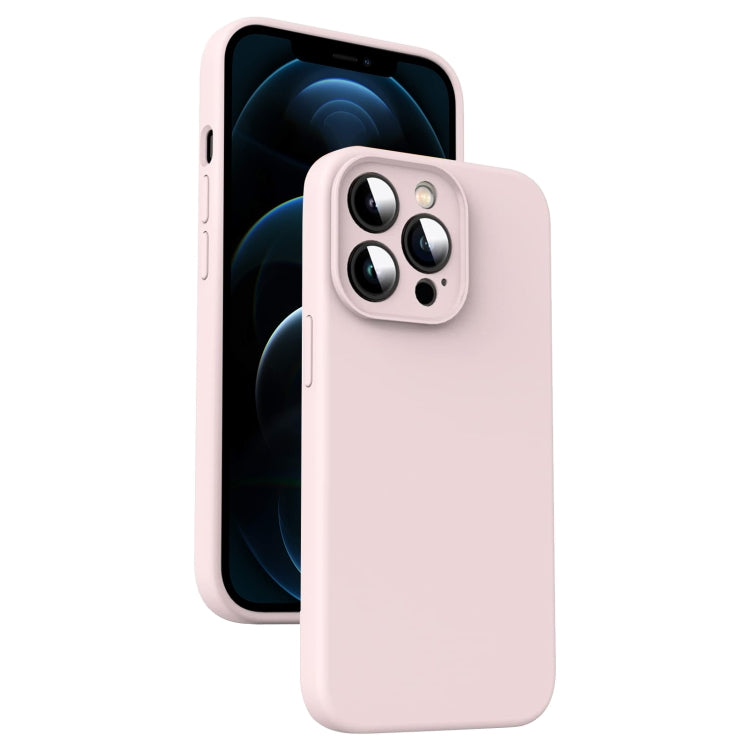Custodia per telefono antiurto in silicone liquido in microfibra, For iPhone 13 Pro, For iPhone 13, For iPhone 12, For iPhone 12 Pro Max
