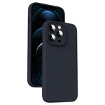Custodia per telefono antiurto in silicone liquido in microfibra, For iPhone 13 Pro, For iPhone 13, For iPhone 12, For iPhone 12 Pro Max