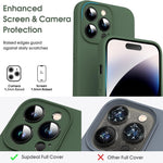 Custodia per telefono antiurto in silicone liquido in microfibra, For iPhone 16 Pro, For iPhone 16 Plus, For iPhone 16, For iPhone 15 Pro Max