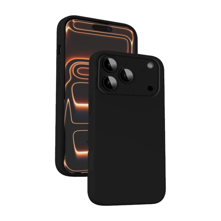 Custodia per telefono antiurto in silicone liquido in microfibra, For iPhone 17 Pro Max, For iPhone 17 Pro, For iPhone 17, For iPhone 16 Pro Max