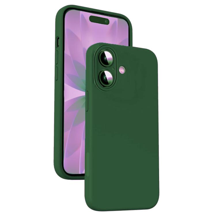 Custodia per telefono antiurto in silicone liquido in microfibra, For iPhone 17 Pro Max, For iPhone 17 Pro, For iPhone 17, For iPhone 16 Pro Max