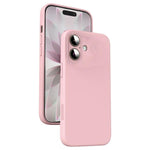Custodia per telefono antiurto in silicone liquido in microfibra, For iPhone 17 Pro Max, For iPhone 17 Pro, For iPhone 17, For iPhone 16 Pro Max