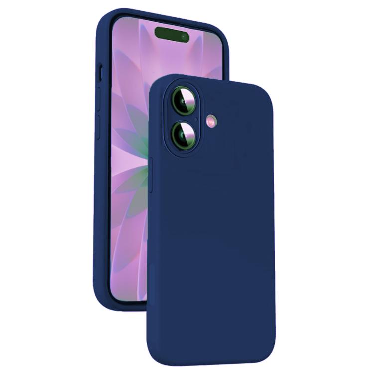 Custodia per telefono antiurto in silicone liquido in microfibra, For iPhone 17 Pro Max, For iPhone 17 Pro, For iPhone 17, For iPhone 16 Pro Max