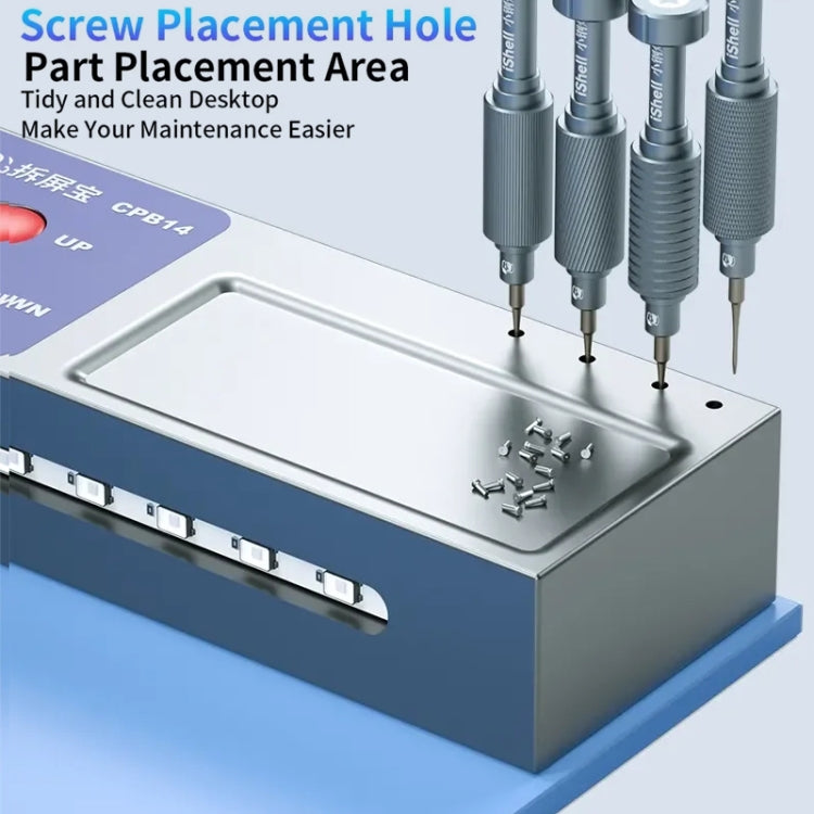 Piattaforma riscaldante con separatore per schermo LCD meccanico CPB14 da 14 pollici, EU, US