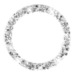 Per Dodge Charger 2011-2014 Adesivo decorativo con diamante del cerchio di avviamento del motore dell'auto, guida a sinistra, Engine Starting Circle