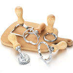 Stampo per biscotti in lega di zinco Stampo per dolci Utensili da cucina, Small Round, Large Round, Square, Heart, Short Handle Wheel, Long Handle Wheel