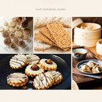 Stampo per biscotti in lega di zinco Stampo per dolci Utensili da cucina, Small Round, Large Round, Square, Heart, Short Handle Wheel, Long Handle Wheel