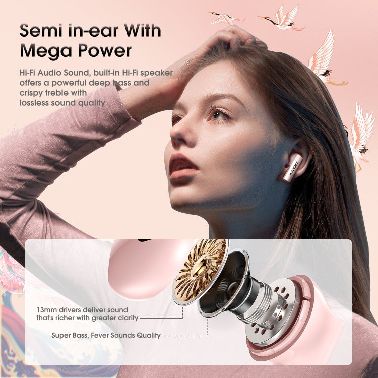Onikuma T301 Auricolare Bluetooth senza fili trasparente