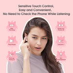 Onikuma T301 Auricolare Bluetooth senza fili trasparente
