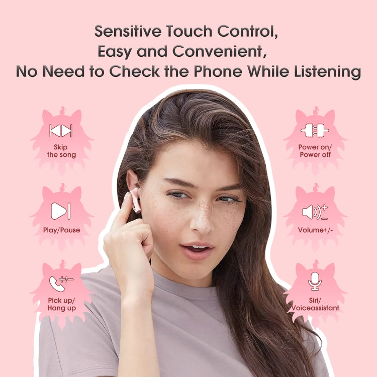 Onikuma T301 Auricolare Bluetooth senza fili trasparente