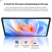 Tablet WiFi Lenovo Pad 2024 da 11 pollici, Android 13, Qualcomm Snapdragon 685 Octa Core, supporto identificazione facciale, 6GB+128GB, 8GB+128GB
