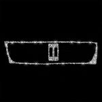 Per Audi A4 / A5 / Q5 2 pezzi adesivo decorativo con diamante per uscita condizionatore d'aria per auto, Air Conditioner Outlet Left Drive, Air Conditioner Outlet Right Drive