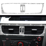 Per Audi A4 / A5 / Q5 2 pezzi adesivo decorativo con diamante per uscita condizionatore d'aria per auto, Air Conditioner Outlet Left Drive, Air Conditioner Outlet Right Drive