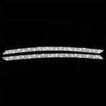 Adesivo decorativo con diamanti per sopracciglia luminose per auto, guida a destra e a sinistra, Light Eyebrow
