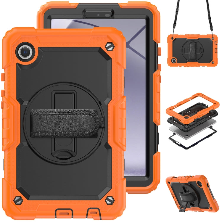 Custodia per tablet in silicone + PC con tracolla, For Samsung Galaxy Tab A9 / Tab A11