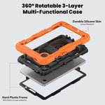 Custodia per tablet in silicone + PC con tracolla, For Samsung Galaxy Tab A9 / Tab A11