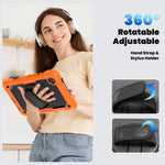 Custodia per tablet in silicone + PC con tracolla, For Samsung Galaxy Tab A9 / Tab A11