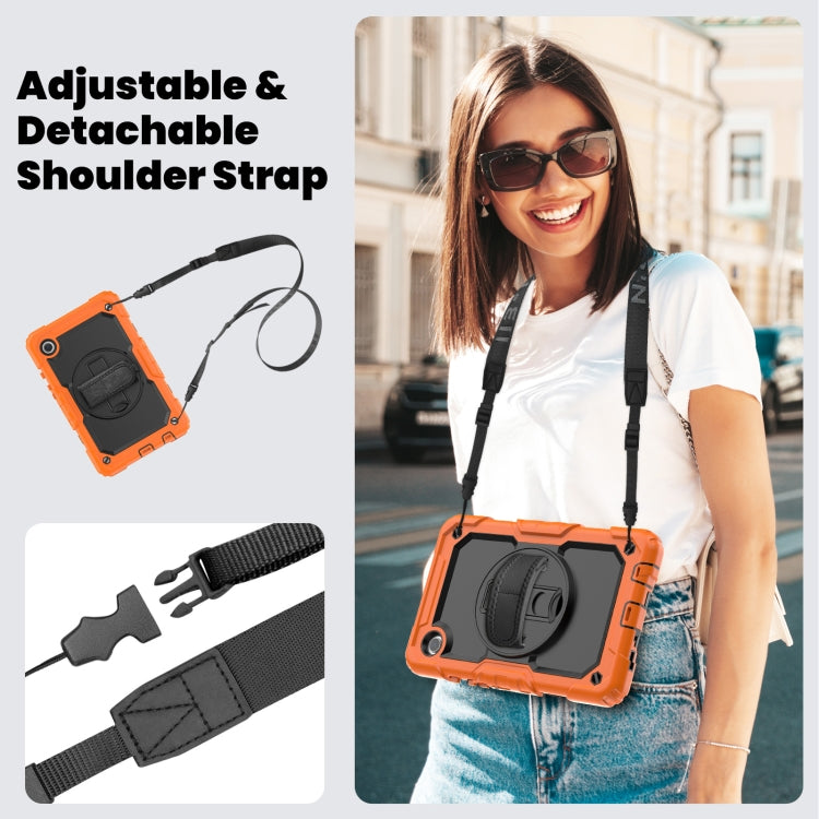 Custodia per tablet in silicone + PC con tracolla, For Samsung Galaxy Tab A9 / Tab A11
