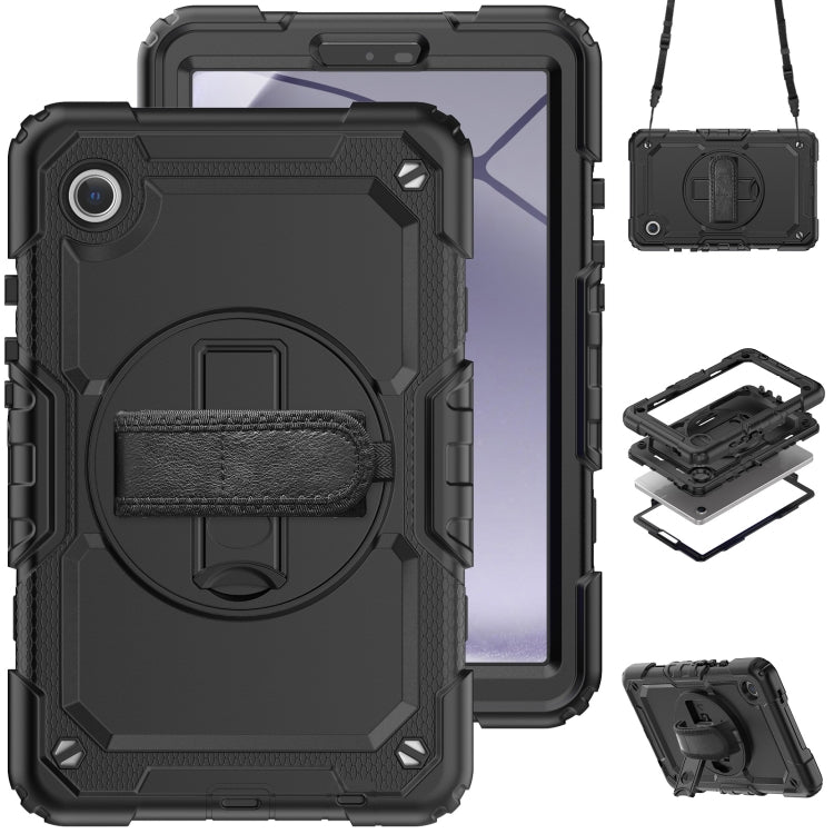 Custodia per tablet in silicone + PC con tracolla, For Samsung Galaxy Tab A9 / Tab A11