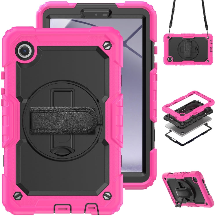 Custodia per tablet in silicone + PC con tracolla, For Samsung Galaxy Tab A9 / Tab A11