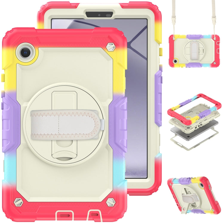 Custodia per tablet in silicone + PC con tracolla, For Samsung Galaxy Tab A9 / Tab A11