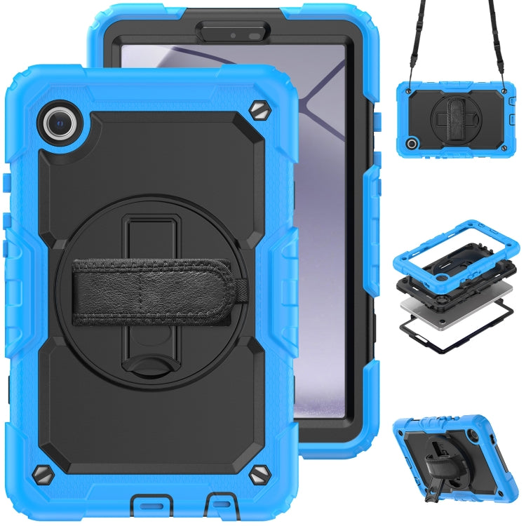 Custodia per tablet in silicone + PC con tracolla, For Samsung Galaxy Tab A9 / Tab A11