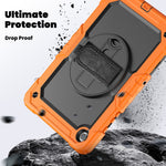 Custodia per tablet in silicone + PC con tracolla, For Samsung Galaxy Tab A9+/Tab A11+