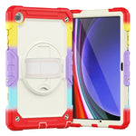 Custodia per tablet in silicone + PC con tracolla, For Samsung Galaxy Tab A9+/Tab A11+