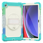 Custodia per tablet in silicone + PC con tracolla, For Samsung Galaxy Tab A9+/Tab A11+