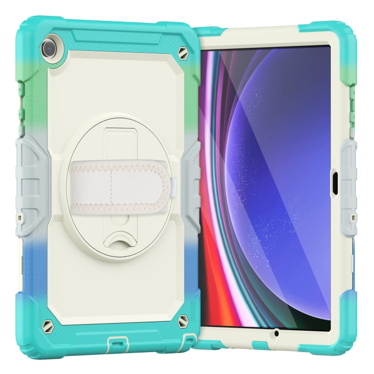 Custodia per tablet in silicone + PC con tracolla, For Samsung Galaxy Tab A9+/Tab A11+
