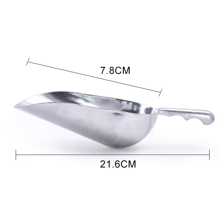 2 pezzi pala multifunzionale in acciaio inossidabile lega di alluminio pala per il ghiaccio cibo tè pala cucchiaio da tè, S, M, L, XL