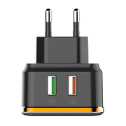 LDNIO SC1205 Presa di conversione universale + QC3.0 Interfacce USB + USB Caricatore da viaggio multifunzione Caricatore per telefono cellulare, spina europea